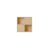 Regal Stacked - Holz natur - MDF Eichenfurnier - Designer Julien De Smedt