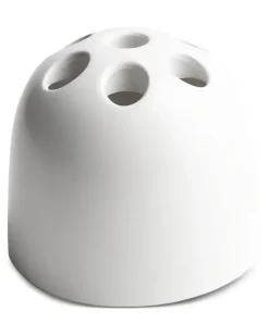 Regenschirmhalter mit Kuppelloch - Weiß