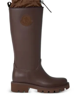 Regenstiefel im Layering-Look - Braun