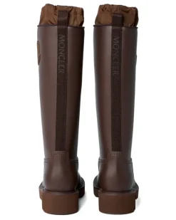 Regenstiefel im Layering-Look - Braun