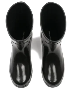 Regenstiefel mit Logo - Schwarz