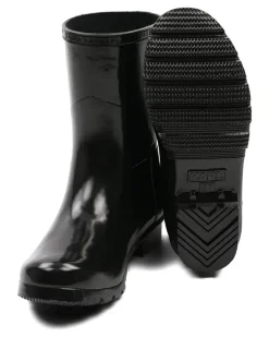 Regenstiefel mit Logo - Schwarz