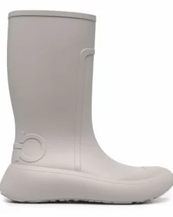 Regenstiefel mit Prägung - Grau