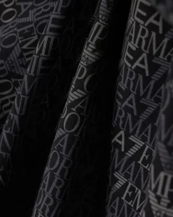 Regular Fit Sweatjacke Logo Series mit Monogramm-Muster Schwarz