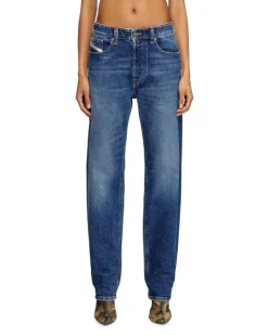 Regular Jeans Low Waist 1988 D-Ark, Mittelblau, Knopfverschluss