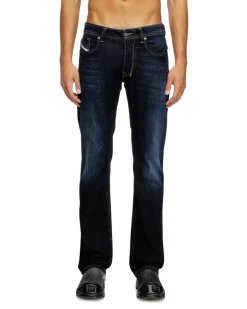 Regular Jeans Low Waist 1985 Larkee, Dunkelblau, Knopfverschluss larkee