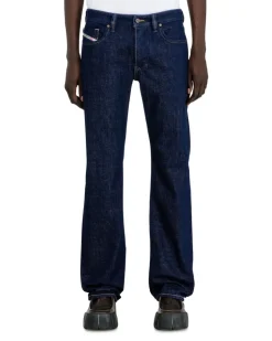 Regular Jeans Low Waist 1985 Larkee, Dunkelblau, Knopfverschluss larkee