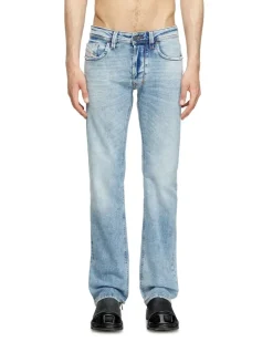 Regular Jeans Low Waist 1985 Larkee, Hellblau, Knopfverschluss larkee