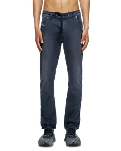 Regular Regular Waist 2032 D-Krooley Joggjeans, Farbig, Reißverschluss Blau
