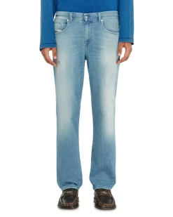 Regular Regular Waist 2090 D-Veekley Joggjeans, Hellblau, Reißverschluss