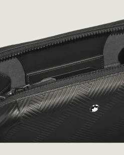 Reiseetui aus Extreme Leder - Schwarz - Leder - MB198625 - Messenger Bags