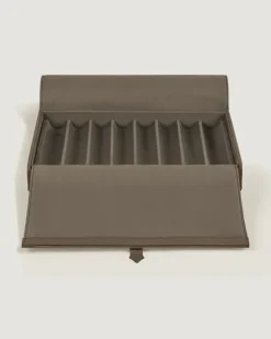 Reiseetui für 8 Schreibgeräte aus Grain Leder - Haselnussbraun - Leder - MB137720 - Sammlerboxen