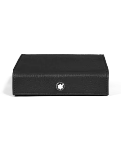 Reiseetui für 4 Schreibgeräte aus Grain Leder - Schwarz - Leder - MB137162 - Sammlerboxen