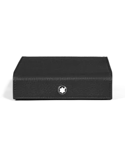 Reiseetui für 4 Schreibgeräte aus Grain Leder - Schwarz - Leder - MB137162 - Sammlerboxen