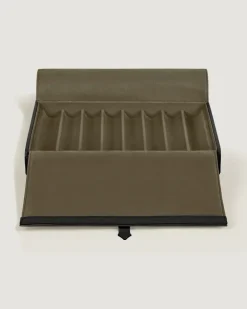 Reiseetui für 8 Schreibgeräte aus Grain Leder - Schwarz - Leder - MB137163 - Sammlerboxen