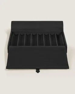 Reiseetui für 8 Schreibgeräte aus Grain Leder - Schwarz - Leder - MB137163 - Sammlerboxen