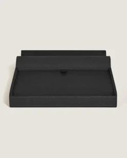 Reiseetui für 8 Schreibgeräte aus Grain Leder - Schwarz - Leder - MB137163 - Sammlerboxen