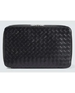 Reise-Etui Intrecciato Small Schwarz