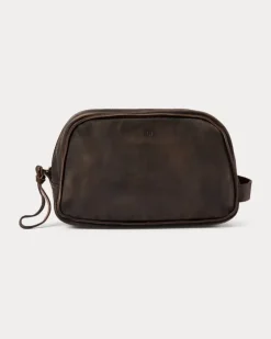 Reisetasche aus Leder Brown