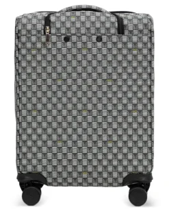 Reisetasche mit geometrischem Muster - Grau