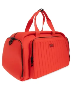 Reisetasche mit geripptem Einsatz - Orange