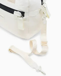 Reisetasche mit kontrastierenden Details Weiß