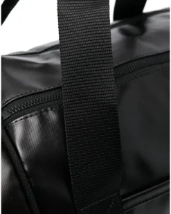 Reisetasche mit Logo-Print - Schwarz
