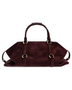 Reisetasche mit Ringdetail - Rot