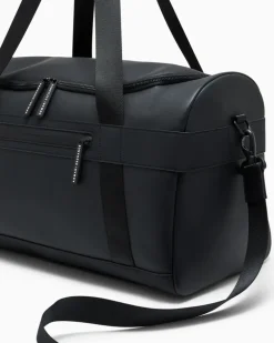 Reisetasche mit Tragegriffen und Schultergurt Schwarz