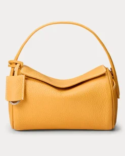 Reisetasche Polo Play aus Leder Orange