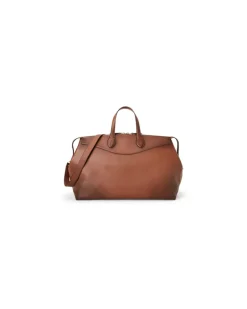Reisetasche Voyager aus Kalbsleder Brown