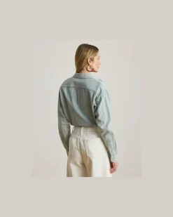 Relaxed-Fit Denimhemd Blue