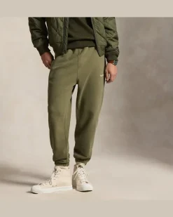 Relaxed-Fit Fleece-Jogginghose mit Logo Green