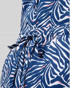 Relaxed Fit Nachthemd aus reinem Modal Dunkelblau