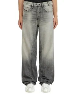 Relaxed Jeans Low Waist 2001 D-Macro, Grau, Knopfverschluss