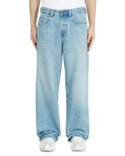 Relaxed Jeans Low Waist 2001 D-Macro, Hellblau, Knopfverschluss