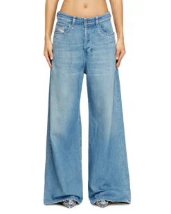 Relaxed Jeans Low Waist 1996 D-Sire, Dunkelblau, Knopfverschluss