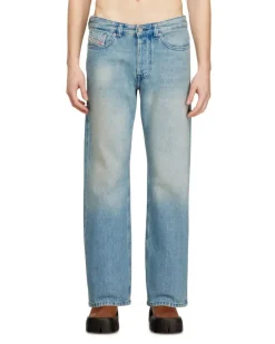 Relaxed Jeans Regular Waist 1980 D-Eeper, Hellblau, Knopfverschluss