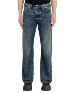 Relaxed Jeans Regular Waist 1980 D-Eeper, Dunkelblau, Knopfverschluss