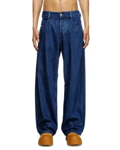 Relaxed Jeans Regular Waist 1997 D-Enim-M, Dunkelblau, Knopfverschluss