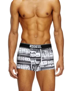 Retropants mit verblasstem Logo-Print - Boxershorts - Herren - Schwarz