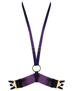 Retta Harness mit mehreren Riemen - Violett
