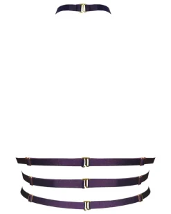 Retta Harness mit mehreren Riemen - Violett