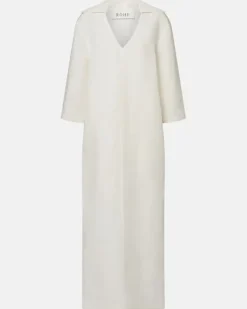 Róhe Kaftan aus Jersey Weiß