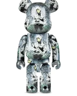 Riot Cop BE@RBRICK Figur - Grau