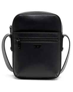 Rivet-D - Crossbody-Tasche aus PU mit Nieten-Details - Schultertaschen - Herren - Schwarz