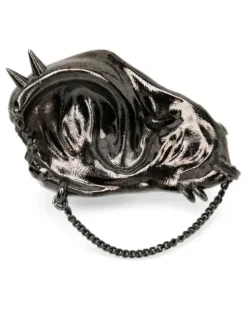 Rocker's Ear Brosche - Schwarz