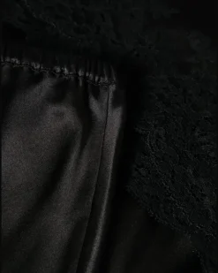 Rock mit Spitze - Schwarz