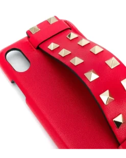 Rockstud' iPhone X-Hülle - Rot rockstud