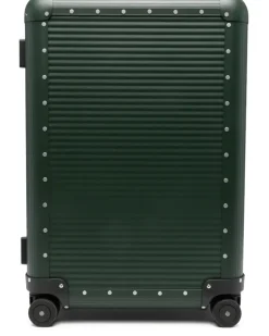 Rollkoffer mit Nietendetail - Grün